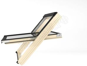 Мансардное окно Fakro FTS-V U4 Standart с двухкамерным стеклопакетом 550*780 Мансардное окно Fakro FTS-V U4 Standart с двухкамерным стеклопакетом 550*780