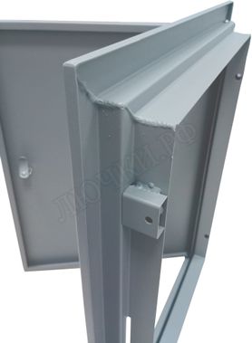 Люк сантехнический Элит усиленный 1 мм с замком 1000*1800, RAL 9003 муар Люк сантехнический Элит усиленный 1 мм с замком 1000*1800, RAL 9003 муар