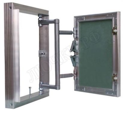 Люк под плитку АлюКлик 840*333 2 створки Люк под плитку АлюКлик 840*333 2 створки