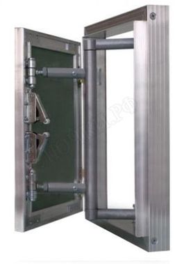 Люк под плитку АлюКлик 840*333 2 створки Люк под плитку АлюКлик 840*333 2 створки