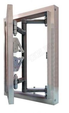 Люк под плитку АлюКлик 840*333 2 створки Люк под плитку АлюКлик 840*333 2 створки