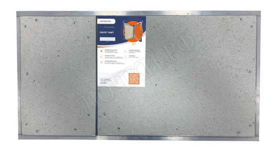 Люк под плитку Нажимной Секрет-Лайт 2 створки 900*400 Люк под плитку Нажимной Секрет-Лайт 2 створки 900*400