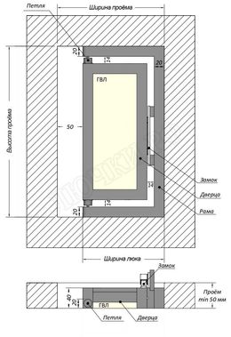 Люк под плитку Шагма для плитки 500*1000 (требуемый размер проема 510*1035, размер люка 460*1033) Люк под плитку Шагма для плитки 500*1000 (требуемый размер проема 510*1035, размер люка 460*1033)