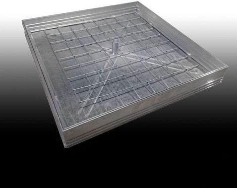 Напольный люк Премиум 54 мм 2 створки Напольный люк Премиум 54 мм 2 створки