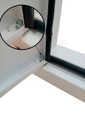 Люк сантехнический Элит усиленный 1 мм нажимной 2 створки 1200*600, RAL 9003 муар Люк сантехнический Элит усиленный 1 мм нажимной 2 створки 1200*600, RAL 9003 муар