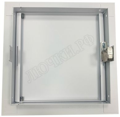 Сантехнический люк Комфорт, нажимной 900*1100, RAL 9003 муар Сантехнический люк Комфорт, нажимной 900*1100, RAL 9003 муар