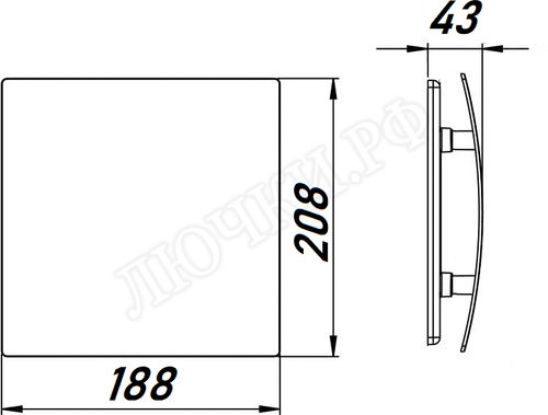 Вытяжной вентилятор Awenta System+, Turbo, 125, KWT125T, PET125, Серебро (сатин), пластик Вытяжной вентилятор Awenta System+, Turbo, 125, KWT125T, PET125, Серебро (сатин), пластик