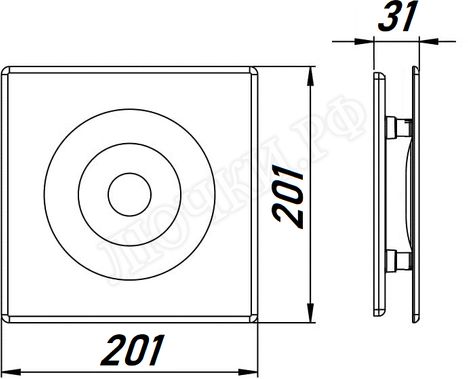 Вытяжной вентилятор Awenta System+, Turbo, 125, KWT125H, POB125, Белый, пластик Вытяжной вентилятор Awenta System+, Turbo, 125, KWT125H, POB125, Белый, пластик