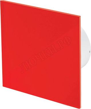 Вытяжной вентилятор Awenta System+, Turbo, 100 KWT100CTR, Trax Glass, PTGR100M, Красный матовый, стекло Вытяжной вентилятор Awenta System+, Turbo, 100 KWT100CTR, Trax Glass, PTGR100M, Красный матовый, стекло